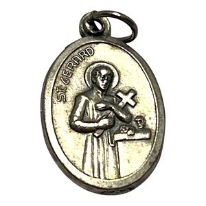 Vintage St Gerard/Our Lady of Perpetual Help medal. Pre Owned